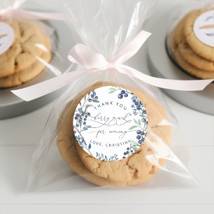 Blueberry Berry Thank You Berry Much Classic Round Sticker