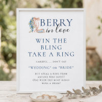 Blueberry Berry Win The Bling Bridal Shower Game