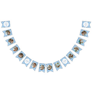 Blueberry Birthday 12 Month Photo Milestone Bunting
