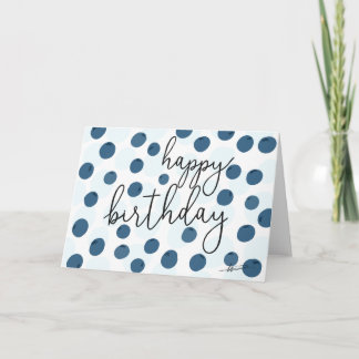 Blueberry Birthday Card