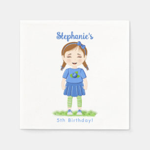 Blueberry Birthday Napkin
