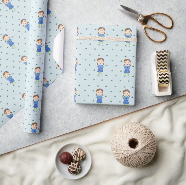 Blueberry Birthday  Wrapping Paper (Crafts)