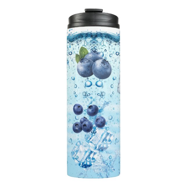 Blueberry Bliss Water  Thermal Tumbler (Front)