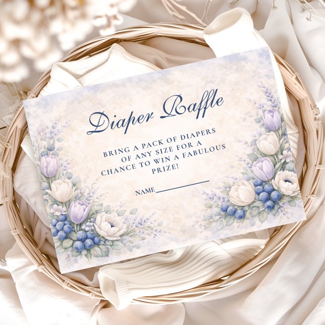 Blueberry Blossom Garden Diapper Raffle Enclosure Card (Creator Uploaded)