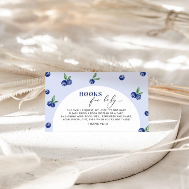 Blueberry books for baby ticket enclosure card (Creator Uploaded)