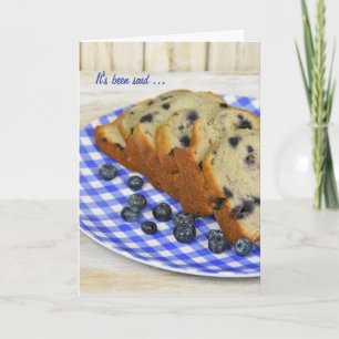 Blueberry Bread Thank You Card