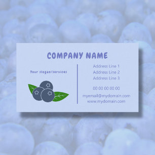 Blueberry Business Card