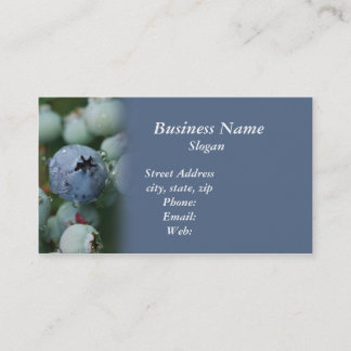 Blueberry Business Card