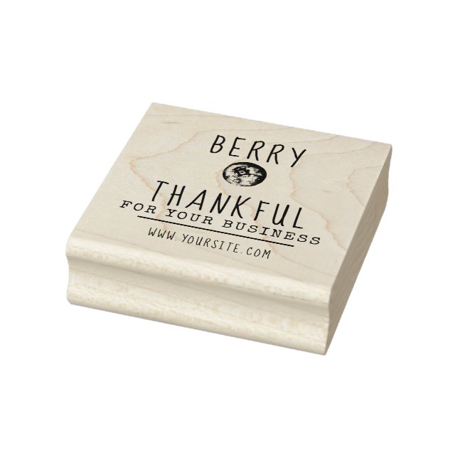 Blueberry Business Rubber Stamp (Stamp)