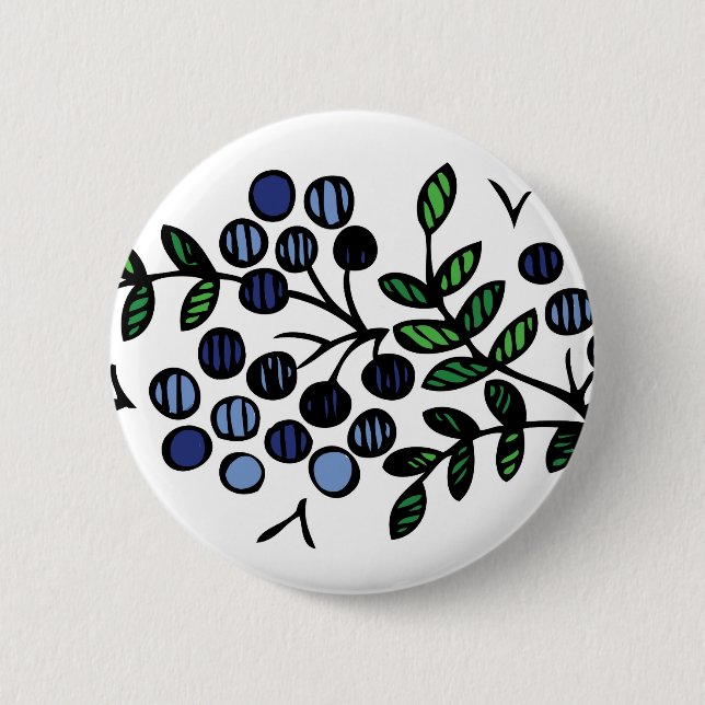 Blueberry button flower design (Front)