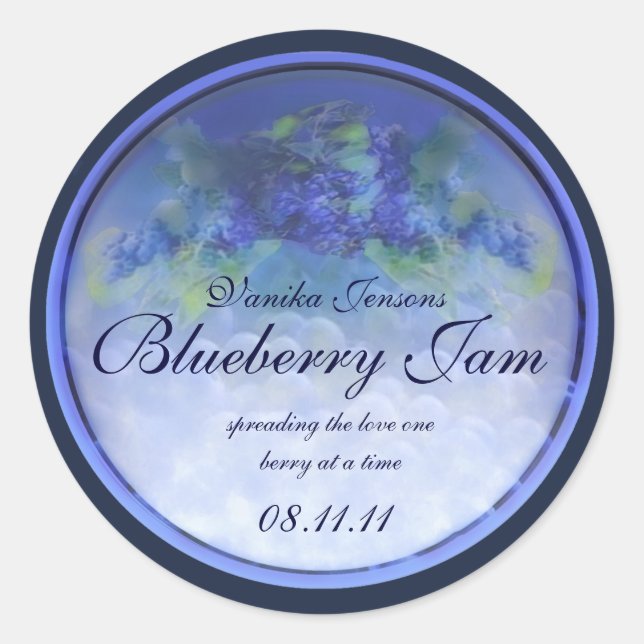 Blueberry Canning Label 1 (Front)