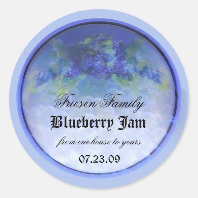 Blueberry canning label 3 (Front)