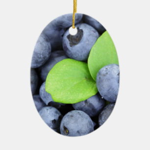 BLUEBERRY CERAMIC TREE DECORATION