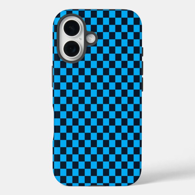 Blueberry checkered pattern Case-Mate iPhone case (Back)