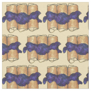 Blueberry Cheese Blintz Blintzes Jewish Deli Food Fabric