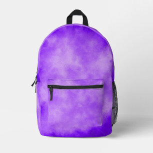 Blueberry Clouds Printed Backpack