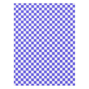 Blueberry cream chequered pattern tablecloth