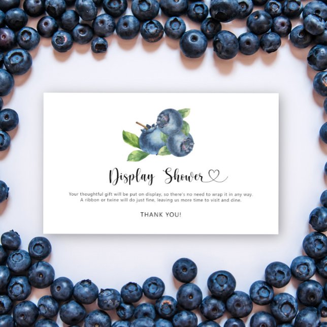 Blueberry - display shower enclosure card (Creator Uploaded)