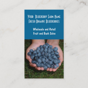 Blueberry Farm or Sales Business Card