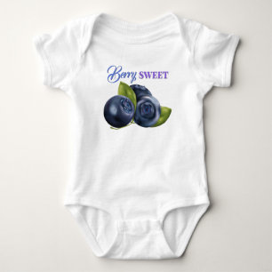Blueberry Fruit Baby Bodysuit