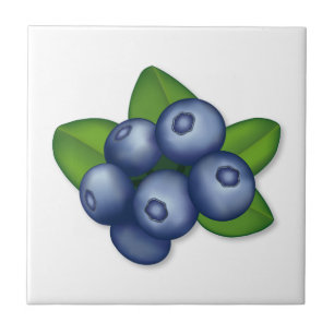 Blueberry Fruit Decorative Ceramic Tile
