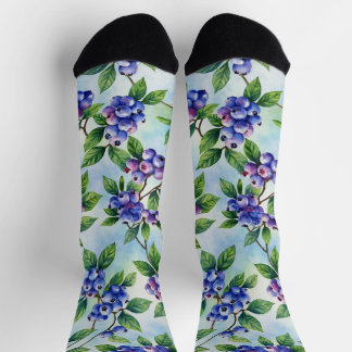 Blueberry Fruit Socks