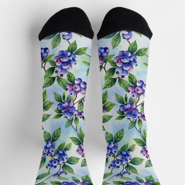Blueberry Fruit Socks (Top)