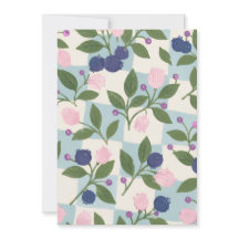 Blueberry Garden Floral Envelope