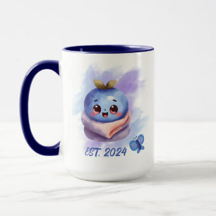 Blueberry Gnome Baby Shower Uncle  Mug