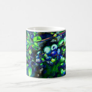 Blueberry - green hue coffee mug