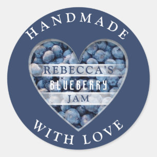 Blueberry Jam Classic Round Sticker