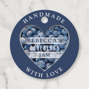 Blueberry Jam Favour Tags