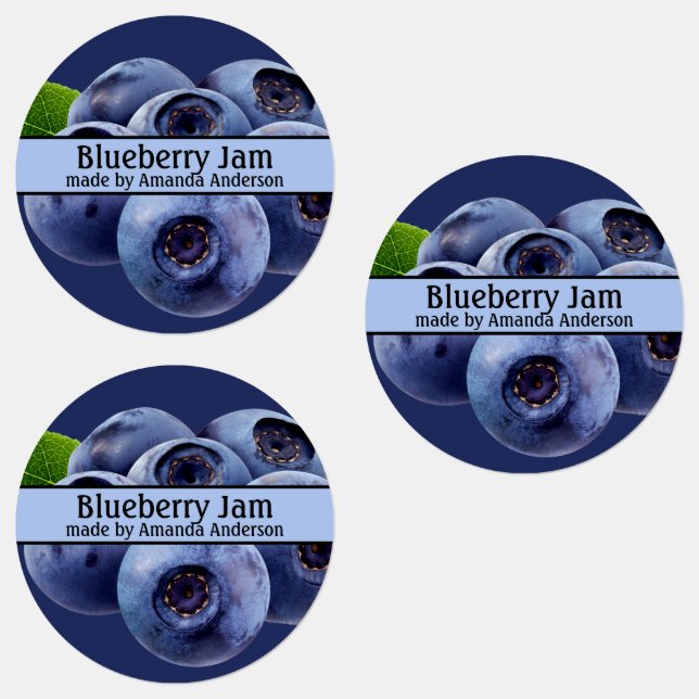 Blueberry Jam Modern Circle  (Group)