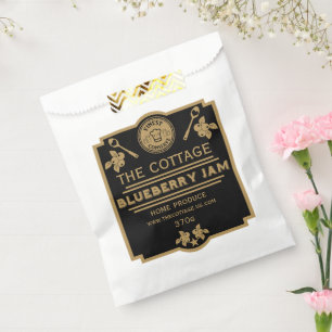 Blueberry Jam Seller Favour Bag