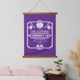 Blueberry Jam Seller Hanging Tapestry