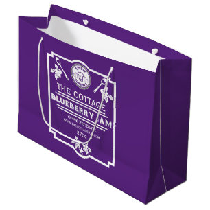 Blueberry Jam Seller Large Gift Bag