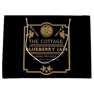 Blueberry Jam Seller Large Gift Bag