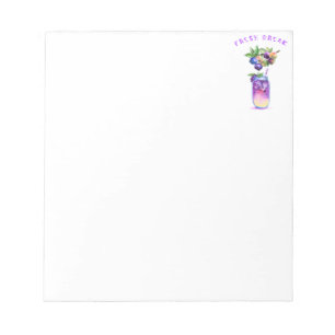 Blueberry Juice Cool Drink Fruits Notepad