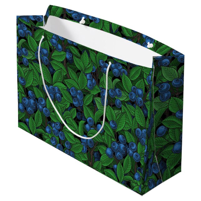 Blueberry Large Gift Bag (Back Angled)