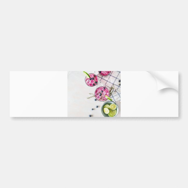blueberry lime drinks bumper sticker (Front)