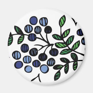 Blueberry magnet floral design