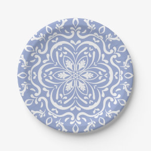 Blueberry Mandala Paper Plate
