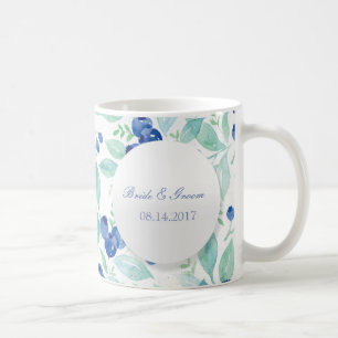 Blueberry Midsummer Rustic Wedding Coffee Mug