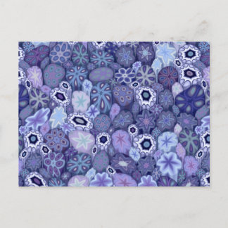 Blueberry Millefiori Postcard