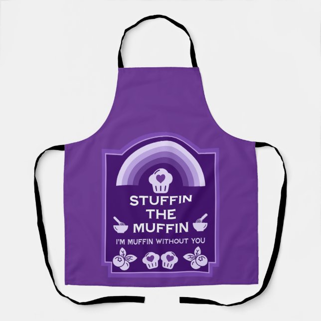 Blueberry Muffin Baker Apron (Front)