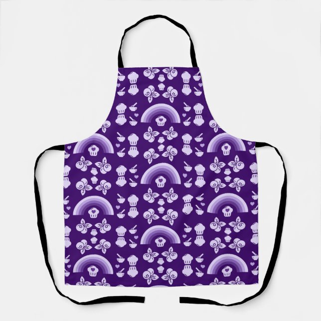 Blueberry Muffin Baker Apron (Front)