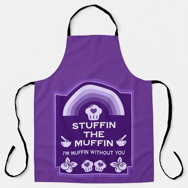 Blueberry Muffin Baker Apron (Front)