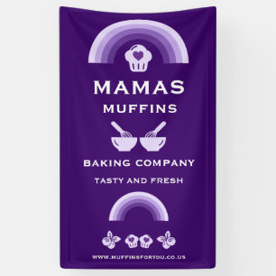 Blueberry Muffin Baker Banner