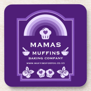 Blueberry Muffin Baker Coaster