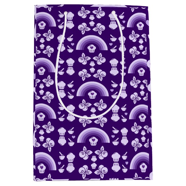 Blueberry Muffin Baker Medium Gift Bag (Front)